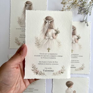 Tarjeta Recordatorio Valentina