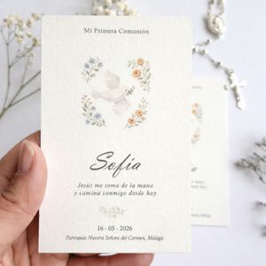 Tarjeta Recordatorio Sofia