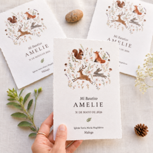 Tarjeta recordatorio Amelie