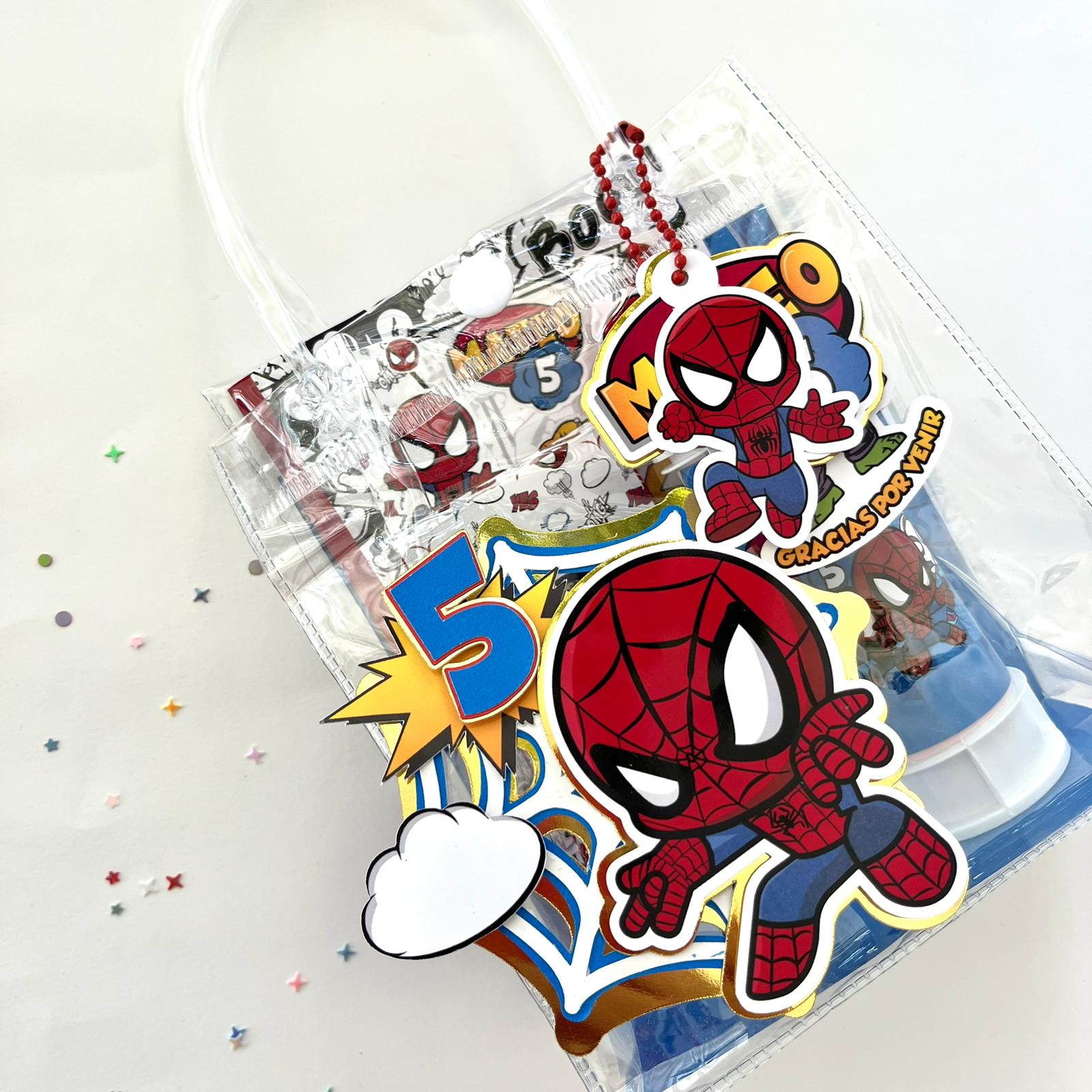 Bolsita interactiva con asas Superheroe - Imagen 5