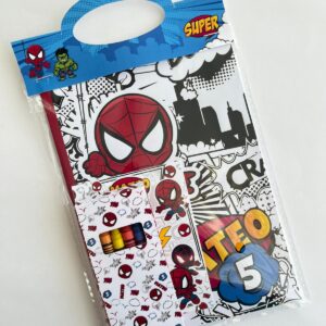 Kit para Colorear + Ceras Superheroe