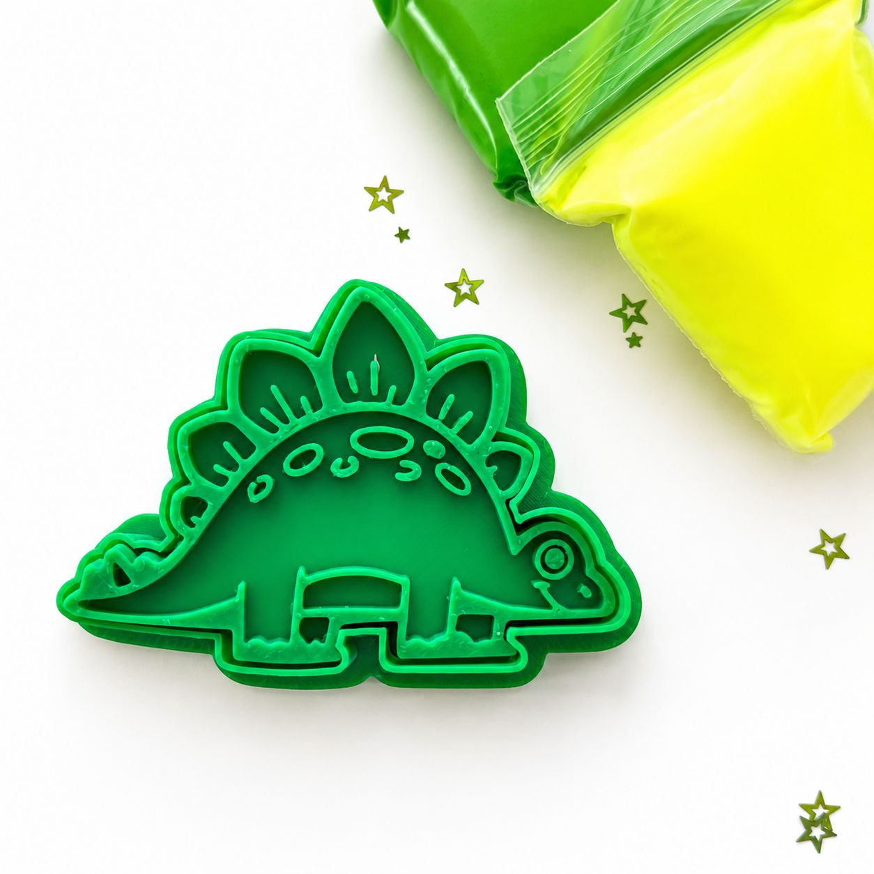 KIT Plastilinas + 1 Cortante Dinosaurio + 1 Rodillo - Imagen 3