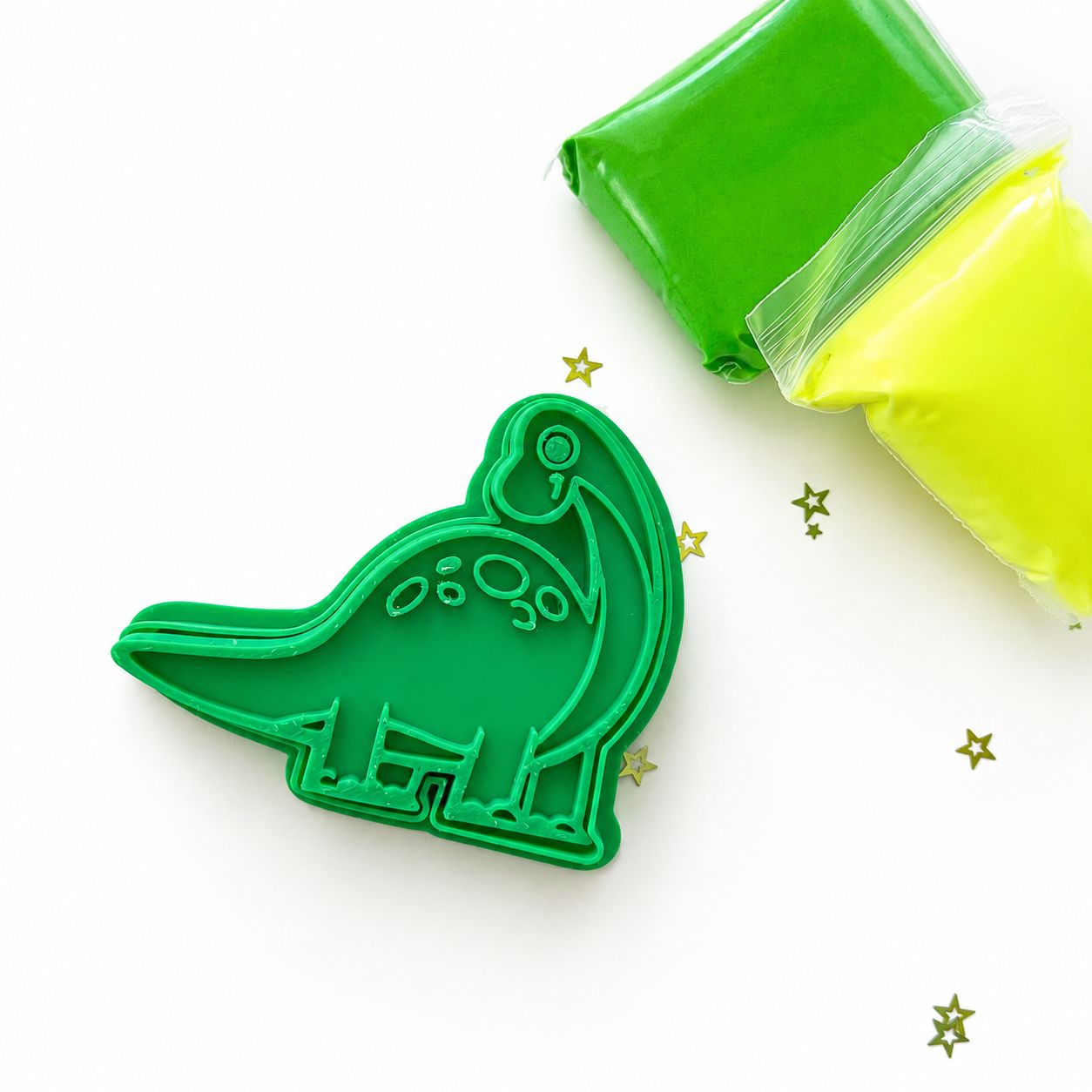 KIT Plastilinas + 1 Cortante Dinosaurio + 1 Rodillo - Imagen 2