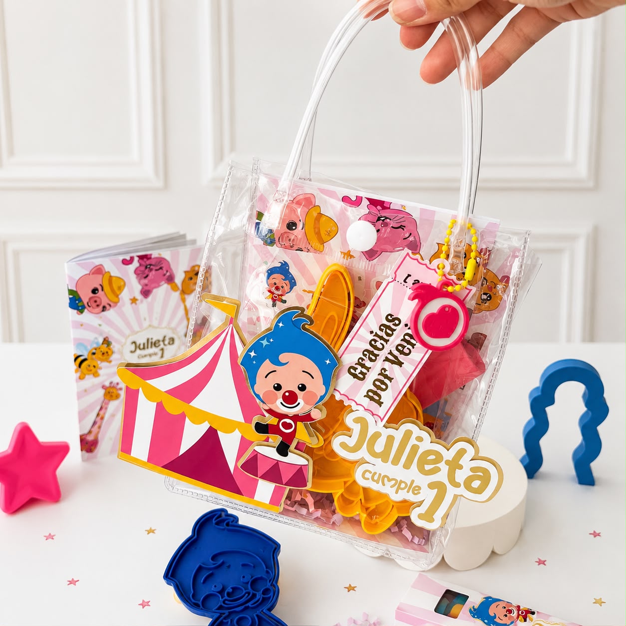 Bolsita interactiva con asas personalizada Plim Plim - Imagen 6