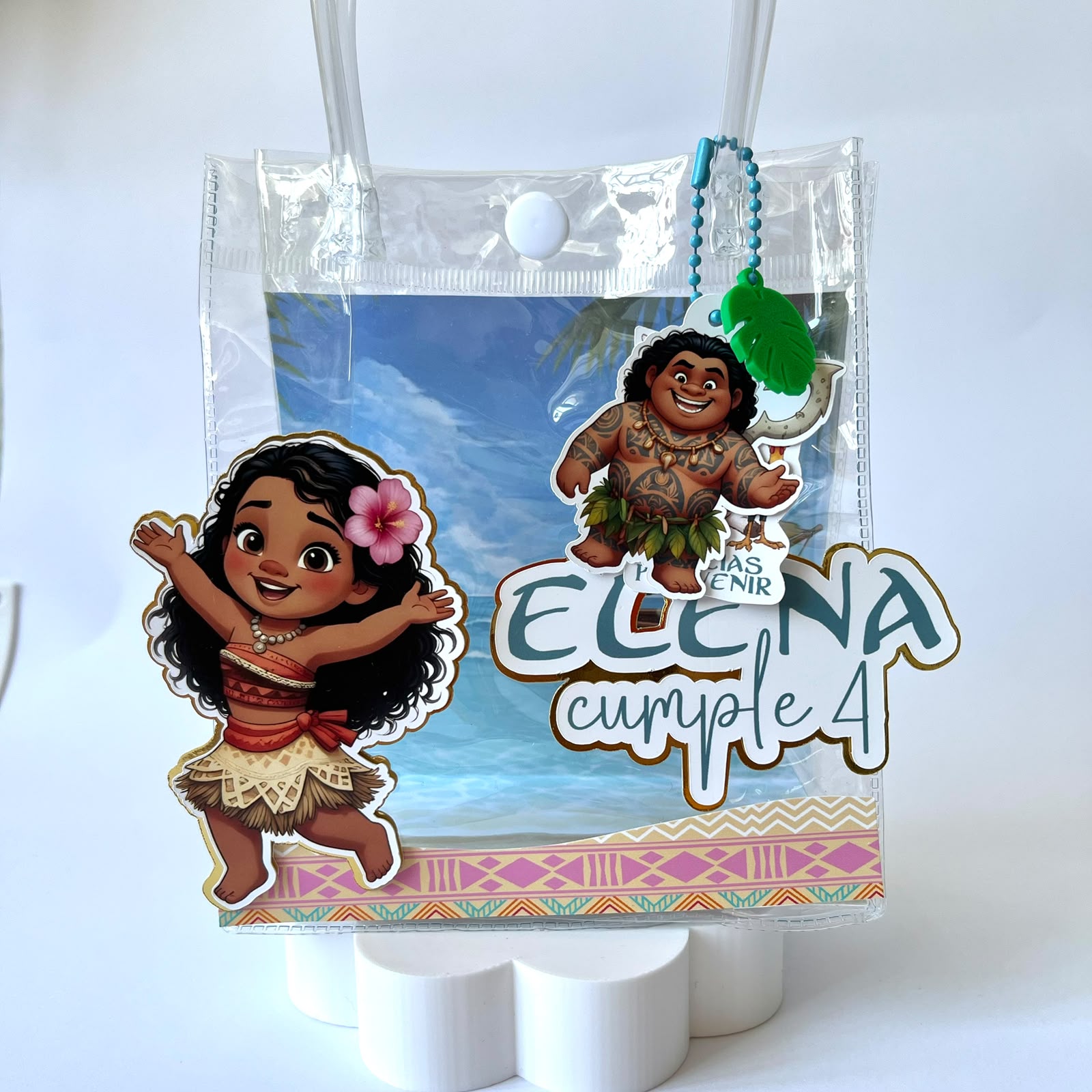 Bolsita interactiva con asas personalizada Vaiana - Imagen 7