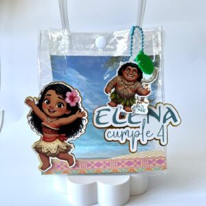 Bolsita interactiva con asas personalizada Vaiana