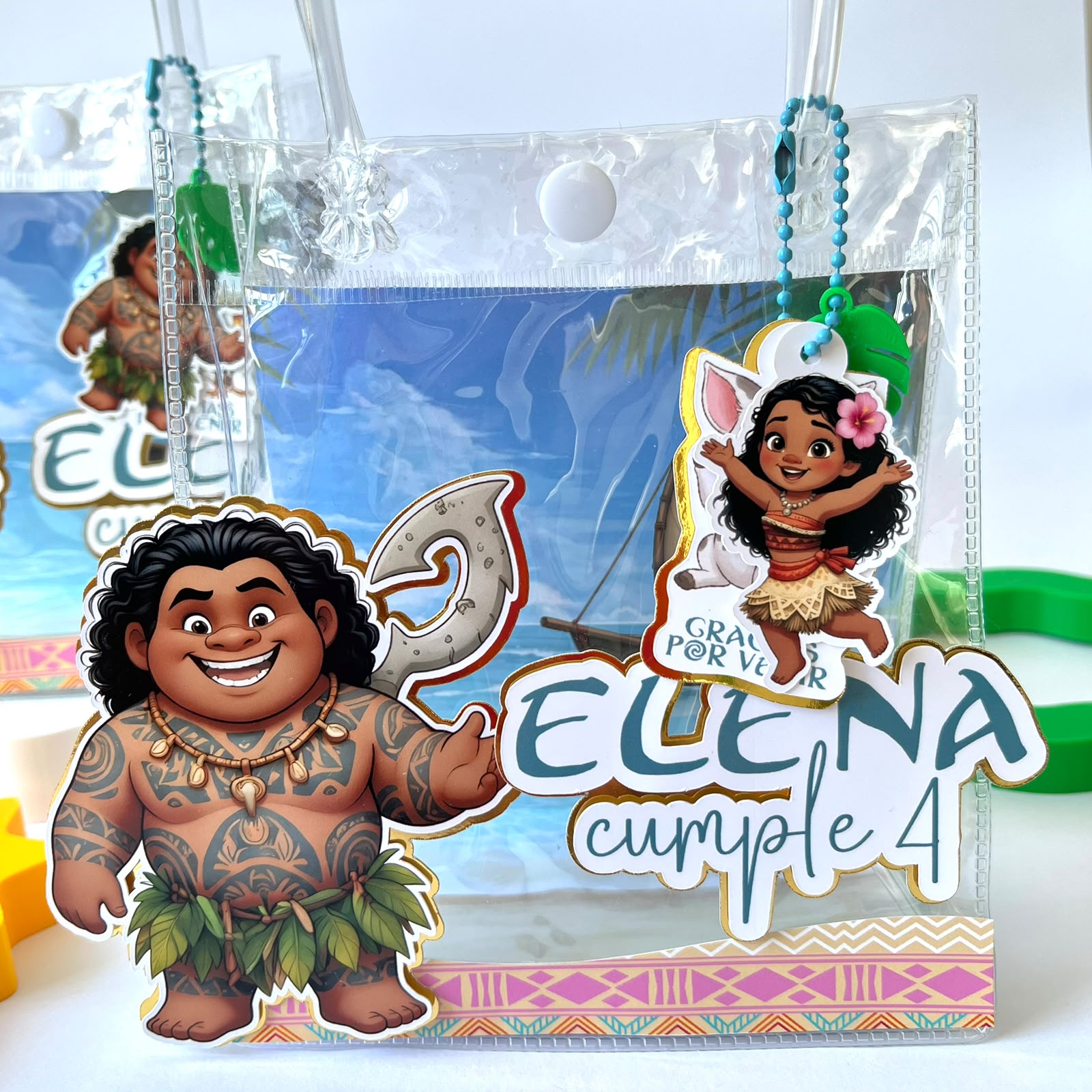 Bolsita interactiva con asas personalizada Vaiana - Imagen 9