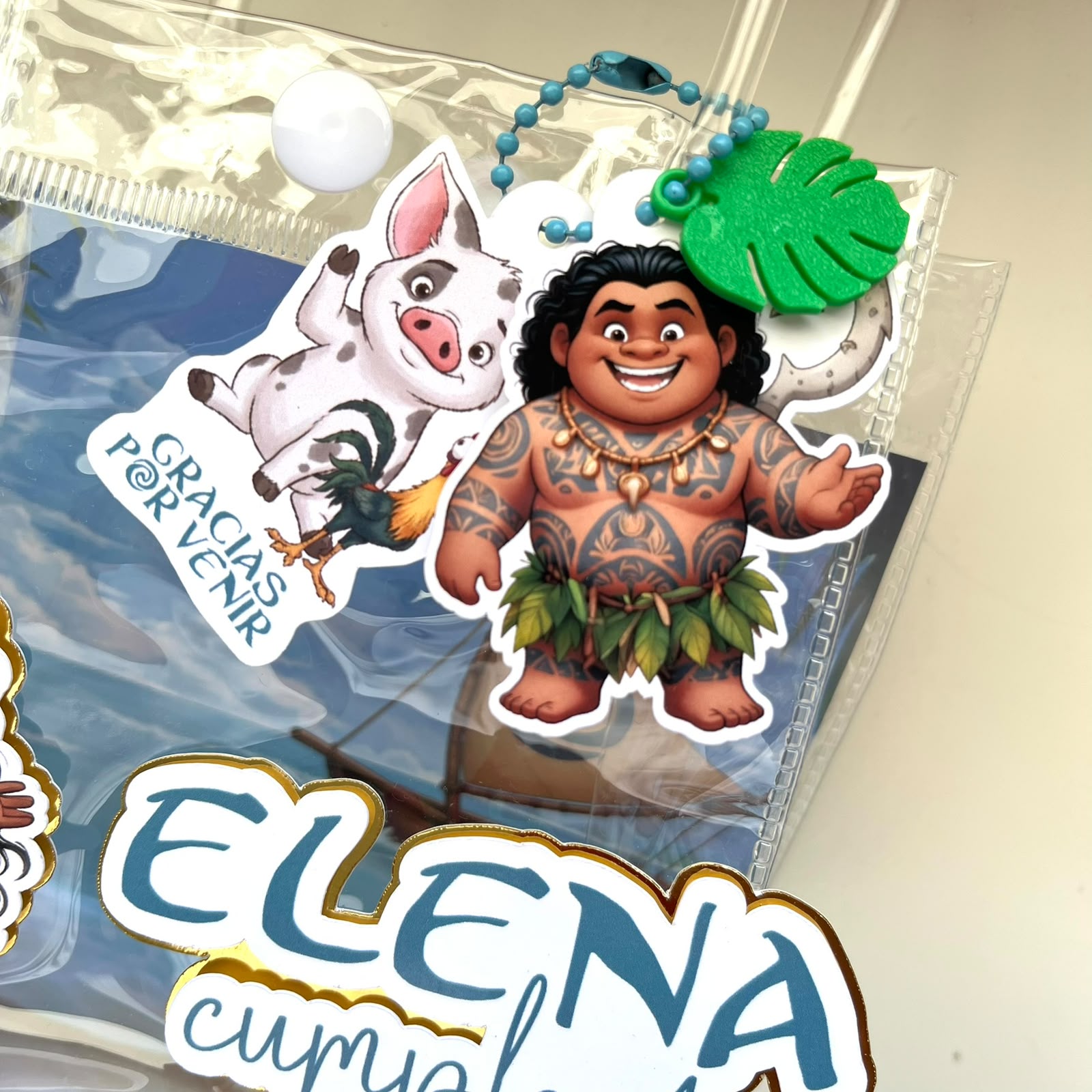 Bolsita interactiva con asas personalizada Vaiana - Imagen 13