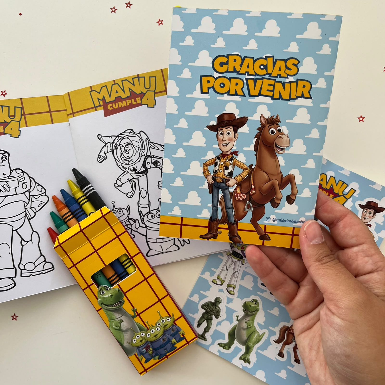 Bolsita interactiva con asas personalizada Toy Story - Imagen 3